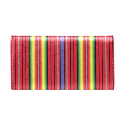 Serape Print Design LKS305 Women's Trifold Wallet