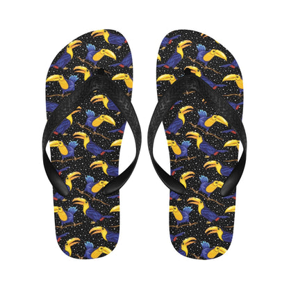 Toucan Print Design LKS307 Flip Flops