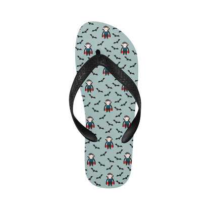 Vampire Print Design LKS304 Flip Flops