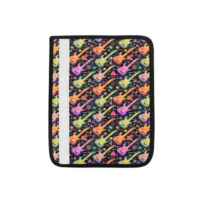 Electric Guitar Print Design LKS403 Car Seat Belt Cover