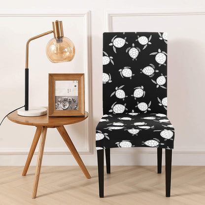 Sea Turtle Print Design LKS303 Dining Chair Slipcover