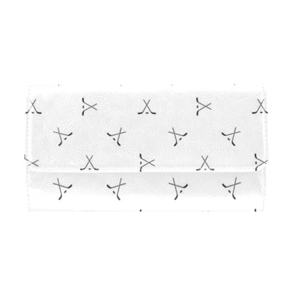 Hockey Print Design LKS304 Women's Trifold Wallet