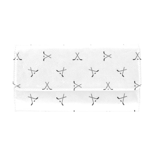 Hockey Print Design LKS304 Women's Trifold Wallet