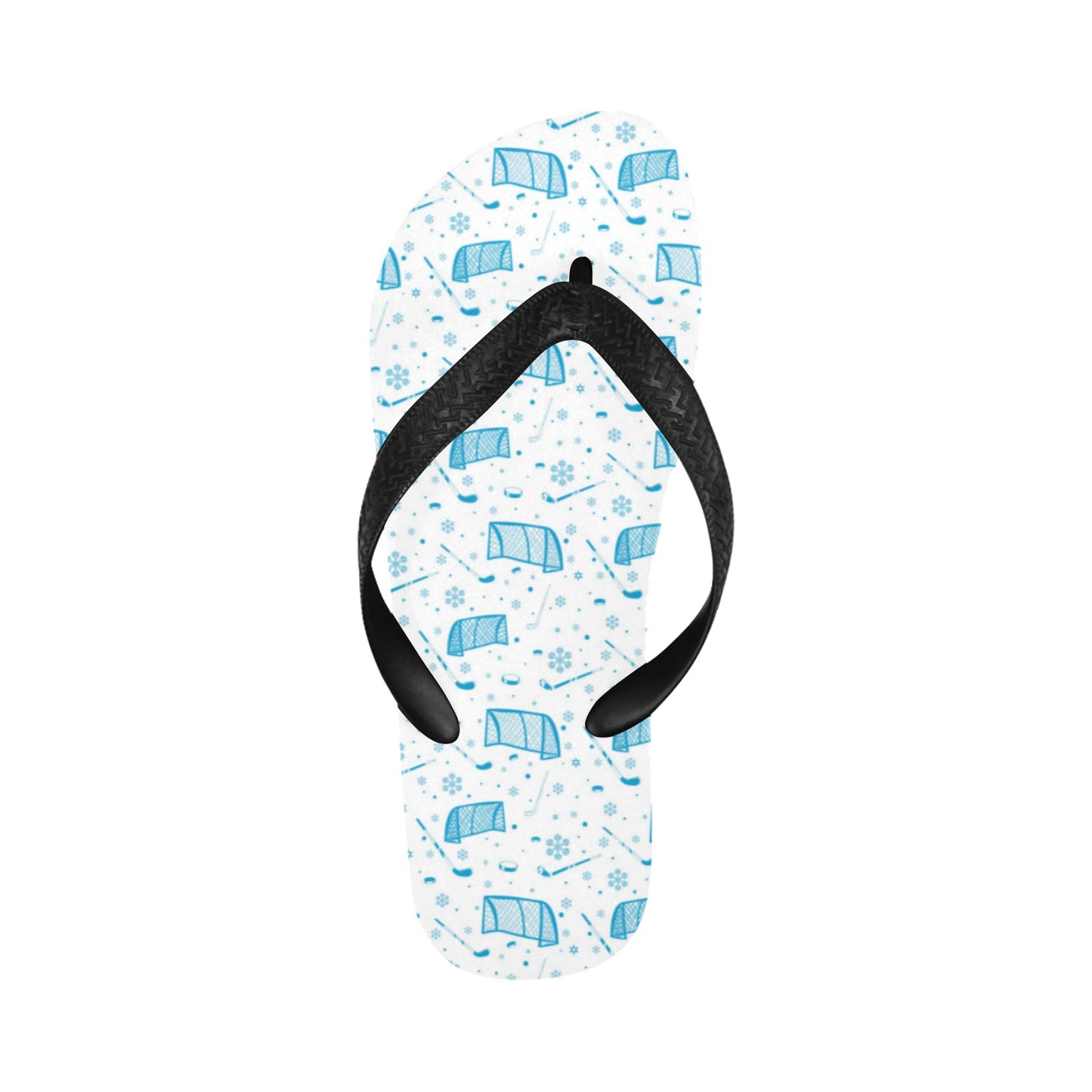 Hockey Print Design LKS303 Flip Flops