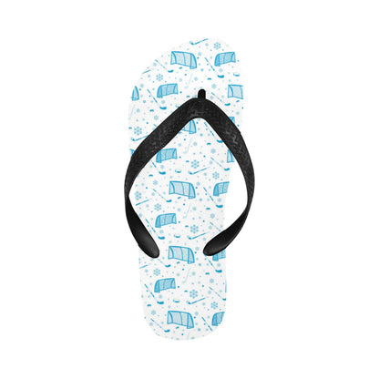 Hockey Print Design LKS303 Flip Flops