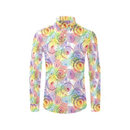 Third Eye Print Design LKS303 Men's Long Sleeve Dress Shirt