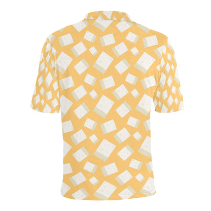 Tofu Print Design LKS302 Men Polo Shirt