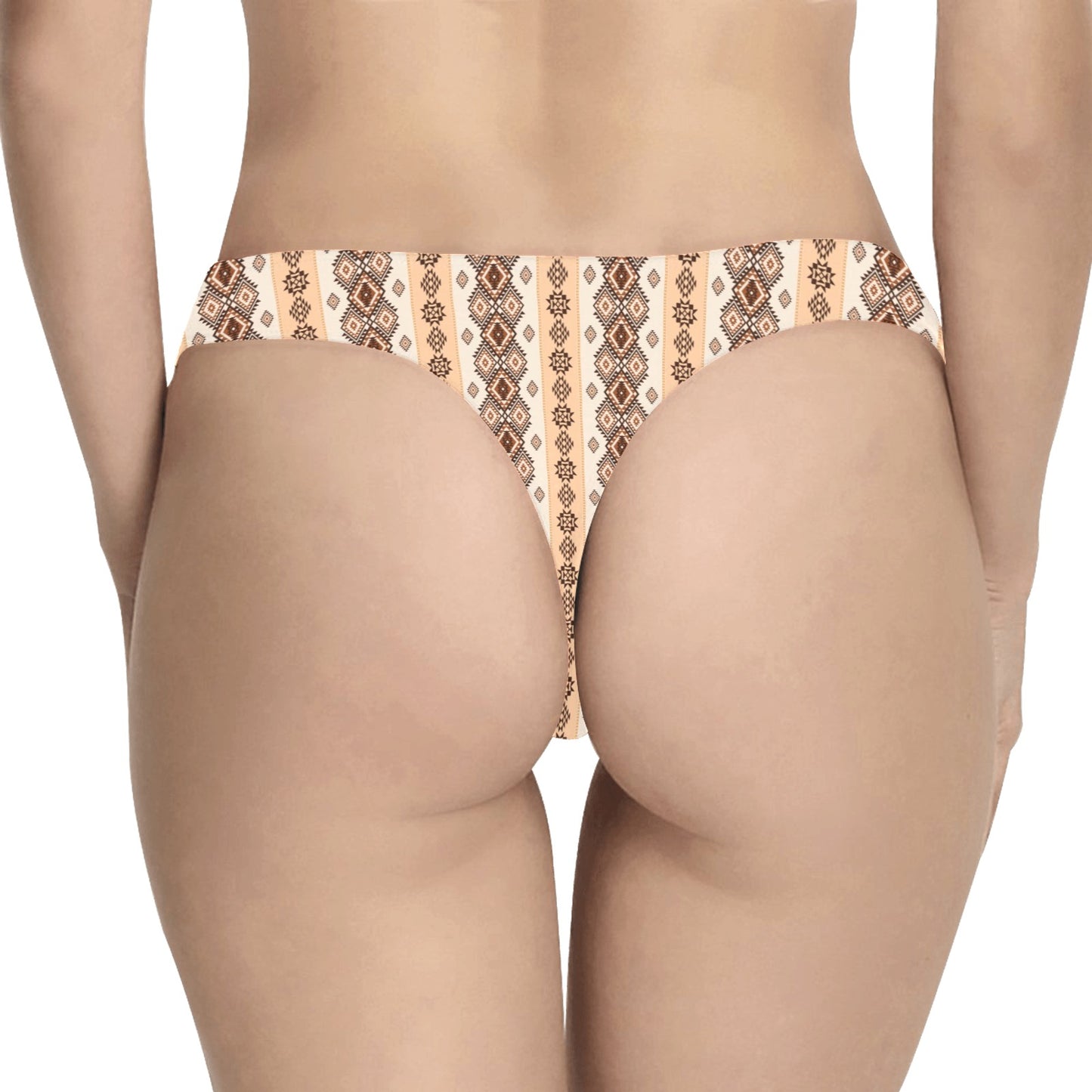 Native Classic Pattern Print Women's Thongs