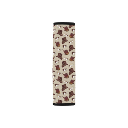 Steampunk Hat Print Design LKS301 Car Seat Belt Cover