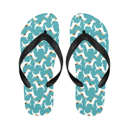 Russell Terriers Print Design LKS301 Flip Flops