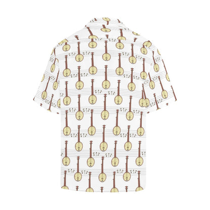 Banjo Print Design LKS402 Men's Men's Hawaiian Shirt