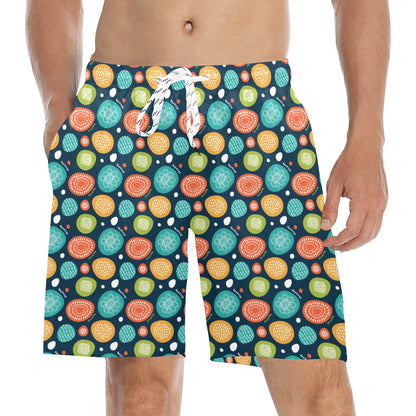 Swedish Themed Design Men's Swim Trunks Beach Shorts