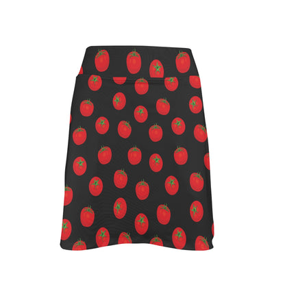 Tomato Print Design LKS305 17" Golf & Pickleball Skort with Pockets