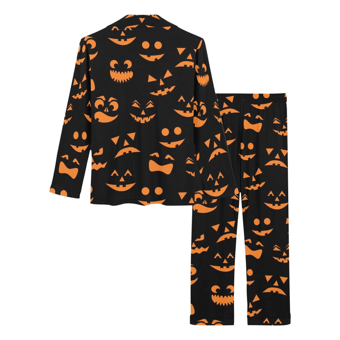 Halloween Pattern Print Design 02 Women's Long Pajama Set