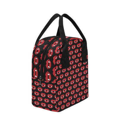 Vampire Lips Print Design LKS302 Insulated Lunch Bag