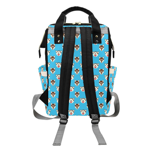 Siberian Huskies Print Design LKS306 Diaper Bag Backpack