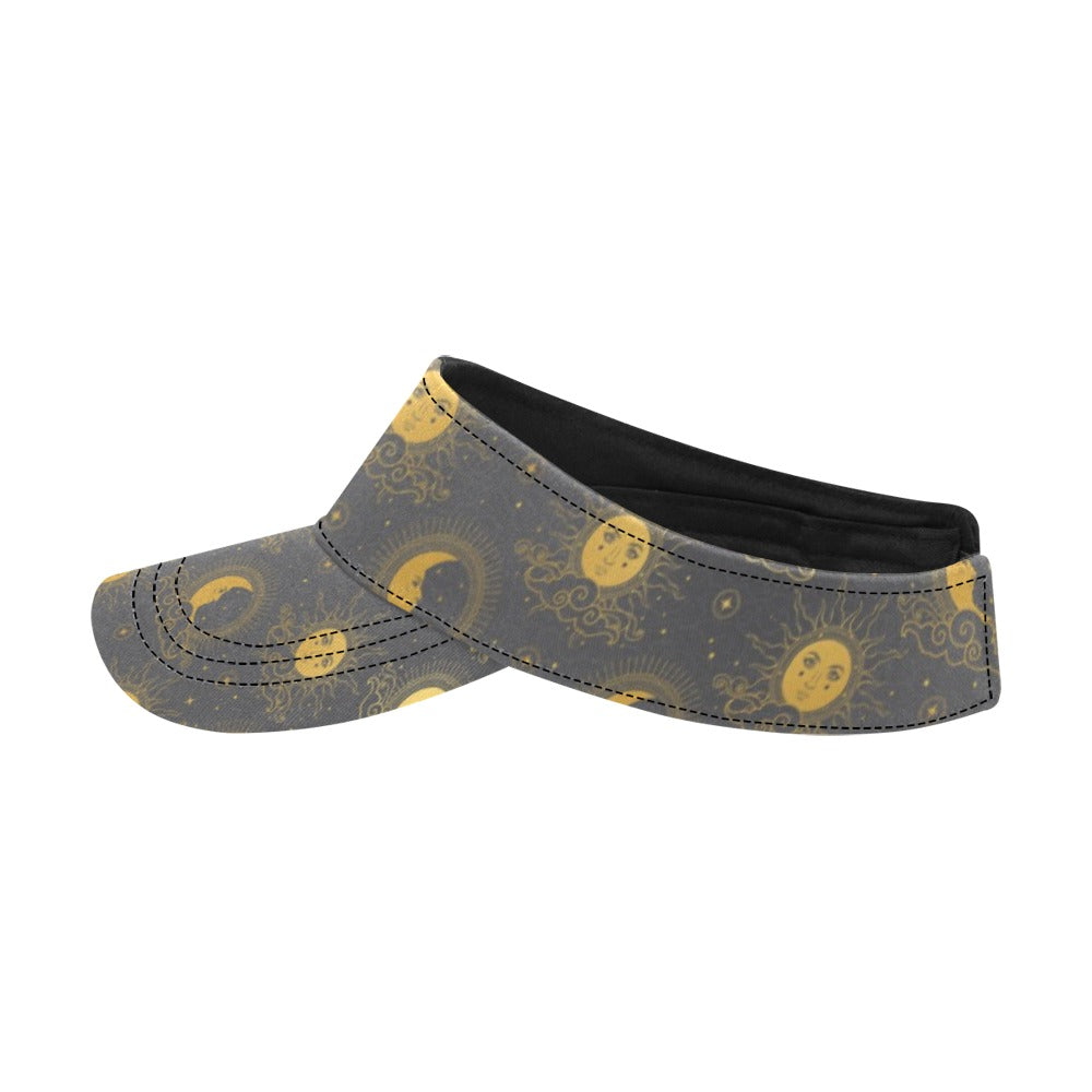 Sun Moon Print Design LKS305 Unisex Sun Visor