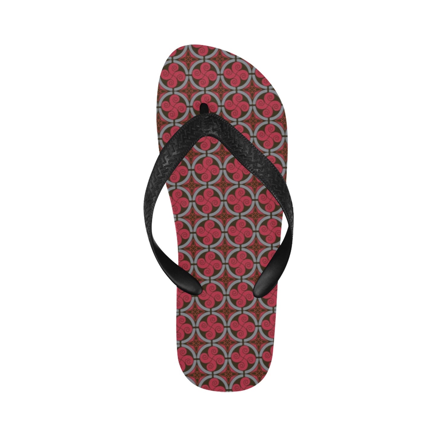 Vikings Print Design LKS301 Flip Flops