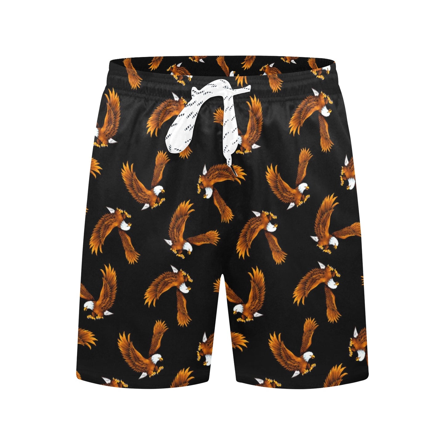 Eagles Print Pattern Men's Swim Trunks Beach Shorts