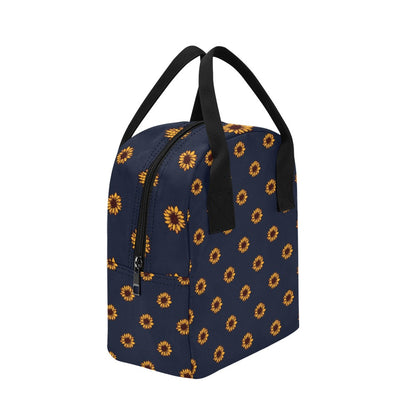 Sunflower Print Design LKS304 Insulated Lunch Bag