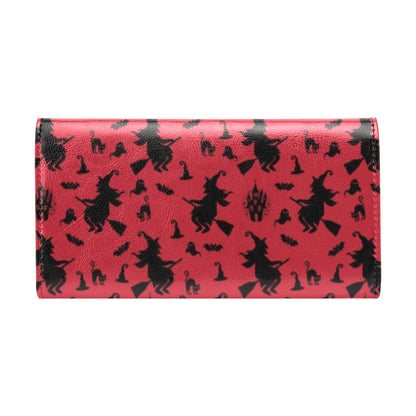 Witch Print Design LKS303 Women's Trifold Wallet