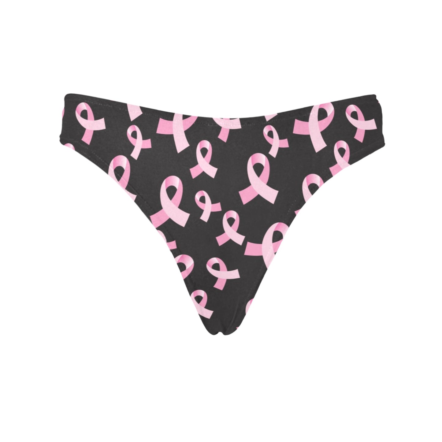 Breast Cancer Awareness Design Women's Thongs