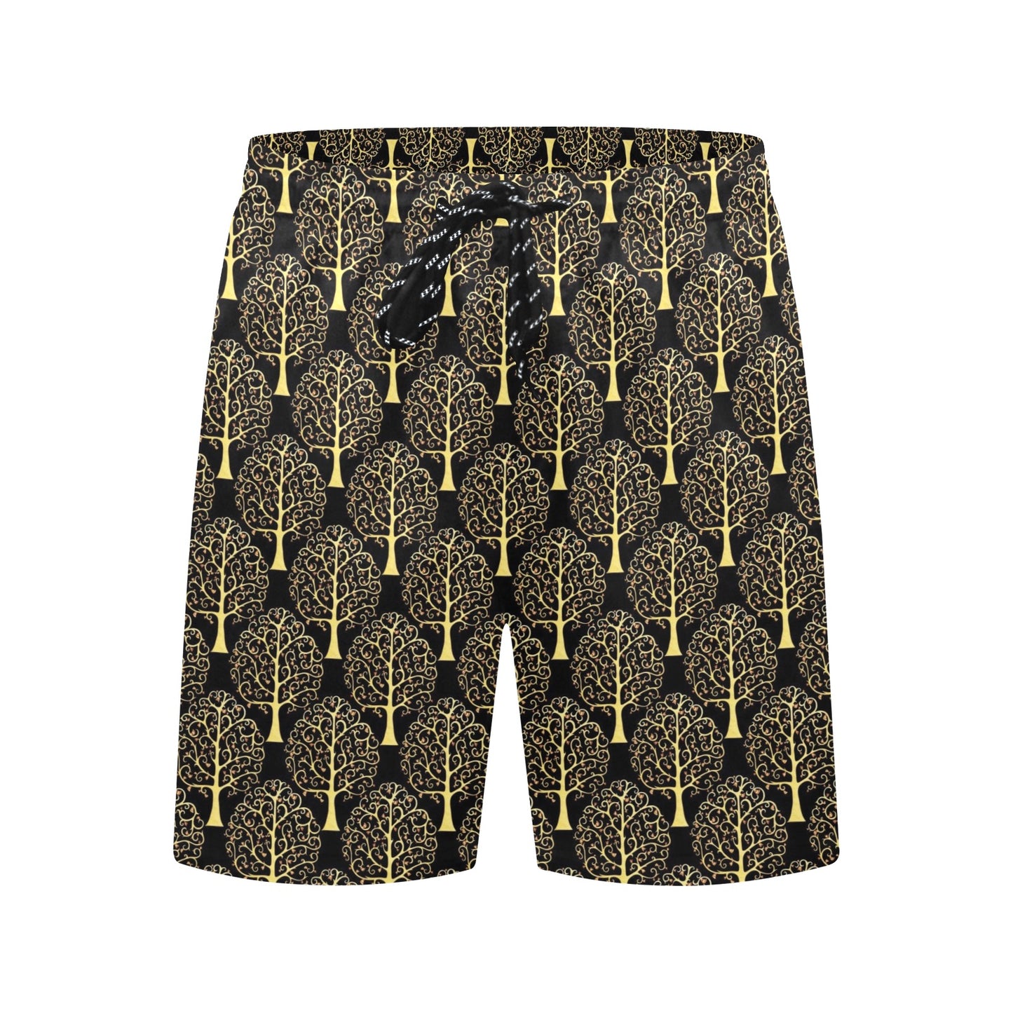 Tree Of Life Print Design LKS302 Men's Swim Trunks Beach Shorts