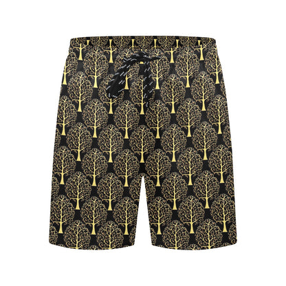 Tree Of Life Print Design LKS302 Men's Swim Trunks Beach Shorts