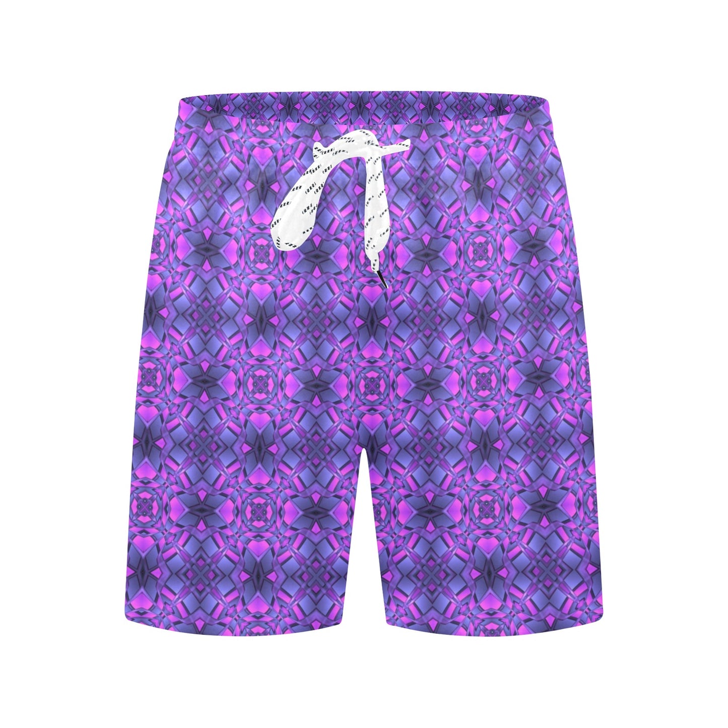 kaleidoscope Pattern Print Design Men's Swim Trunks Beach Shorts