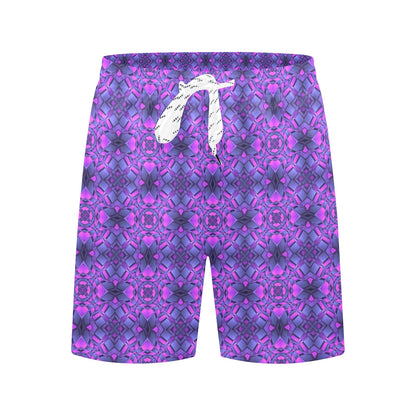 kaleidoscope Pattern Print Design Men's Swim Trunks Beach Shorts