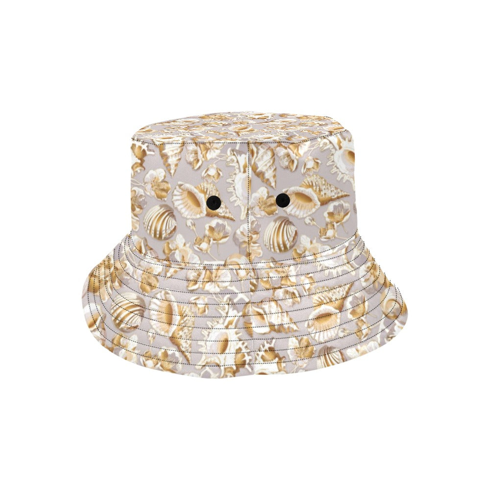 Seashell Print Design LKS309 Unisex Bucket Hat