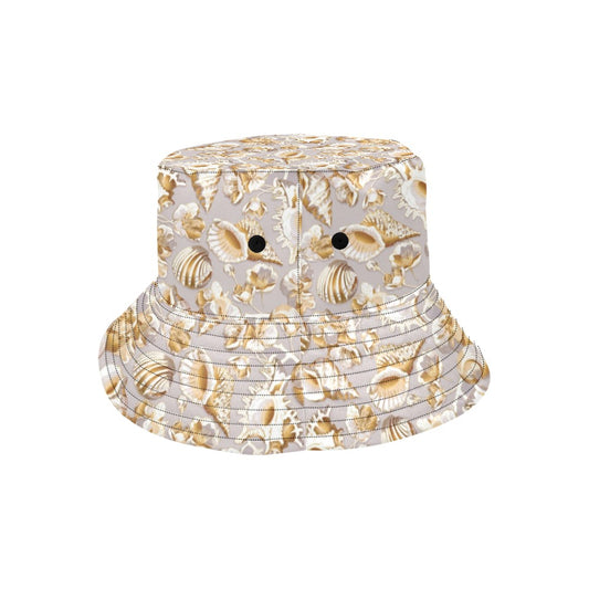 Seashell Print Design LKS309 Unisex Bucket Hat