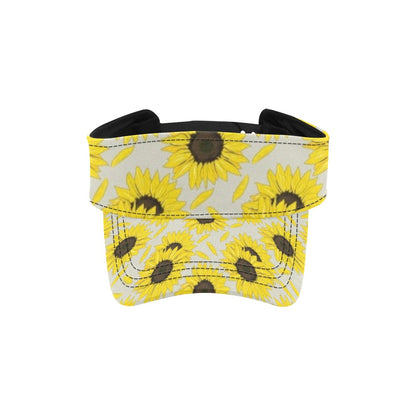 Sunflower Print Design LKS309 Unisex Sun Visor