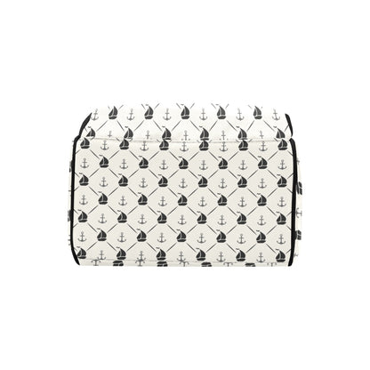 Sailboat Print Design LKS302 Diaper Bag Backpack