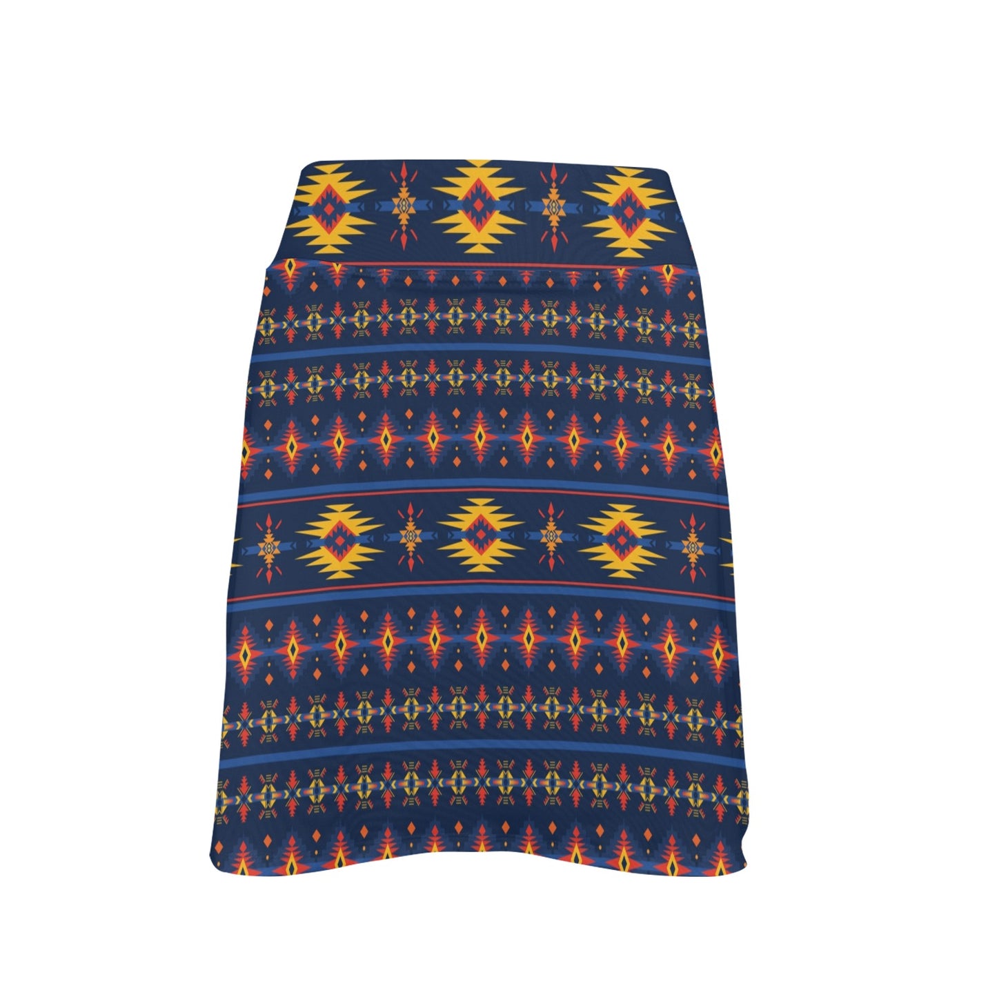 Southwest Pattern Print Design LKS306 17" Golf & Pickleball Skort with Pockets