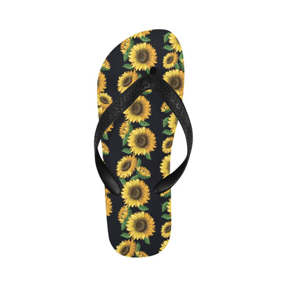 Sunflower Print Design LKS306 Flip Flops