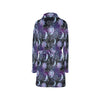 Sun Moon Print Design LKS303 Women's Fleece Robe