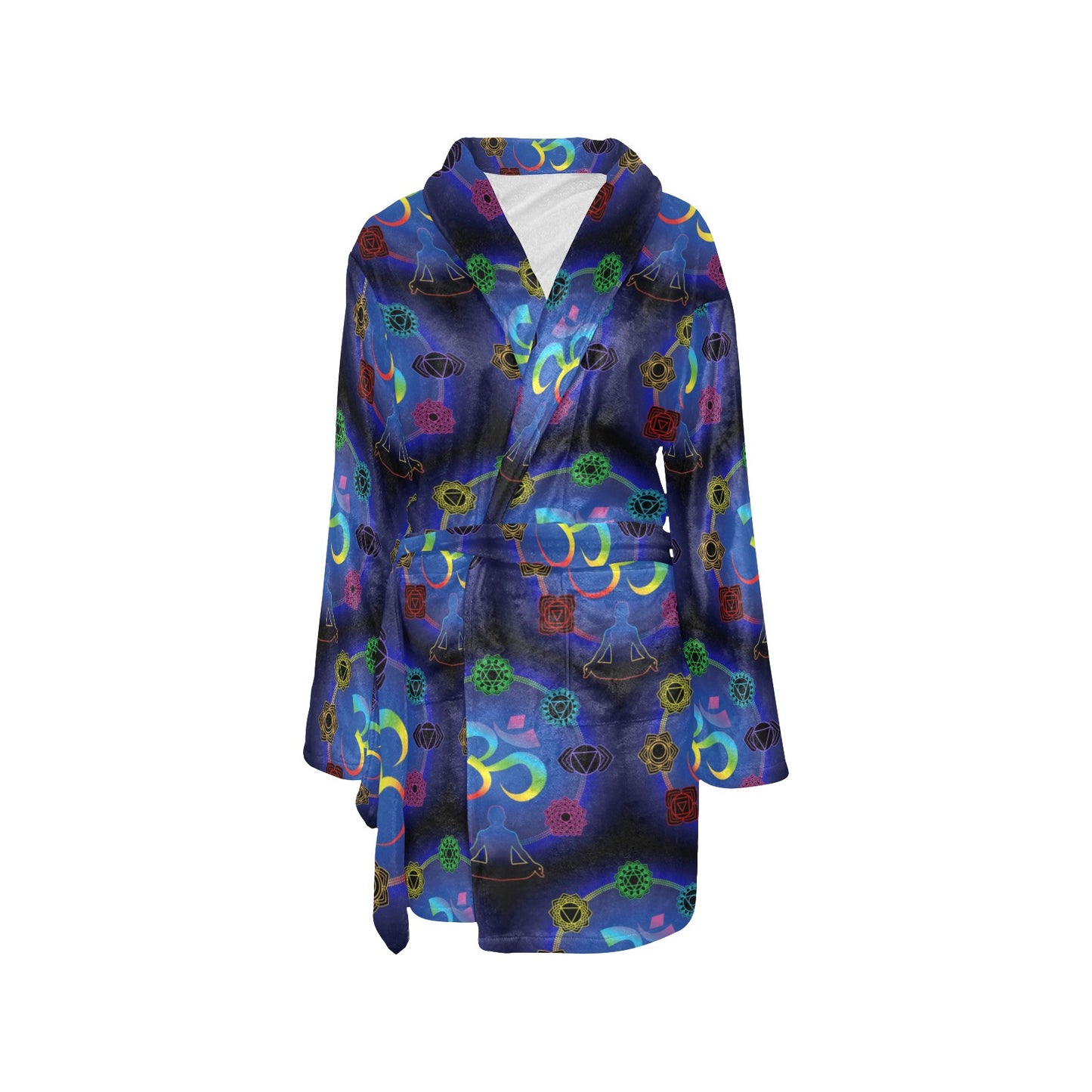 Chakra Zen Yoga OM Women's Fleece Robe