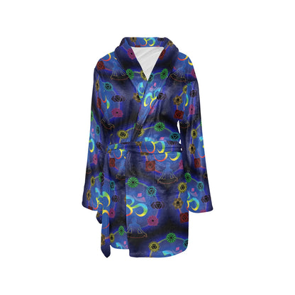 Chakra Zen Yoga OM Women's Fleece Robe