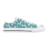 Russell Terriers Print Design LKS301 Women's White Low Top Shoes