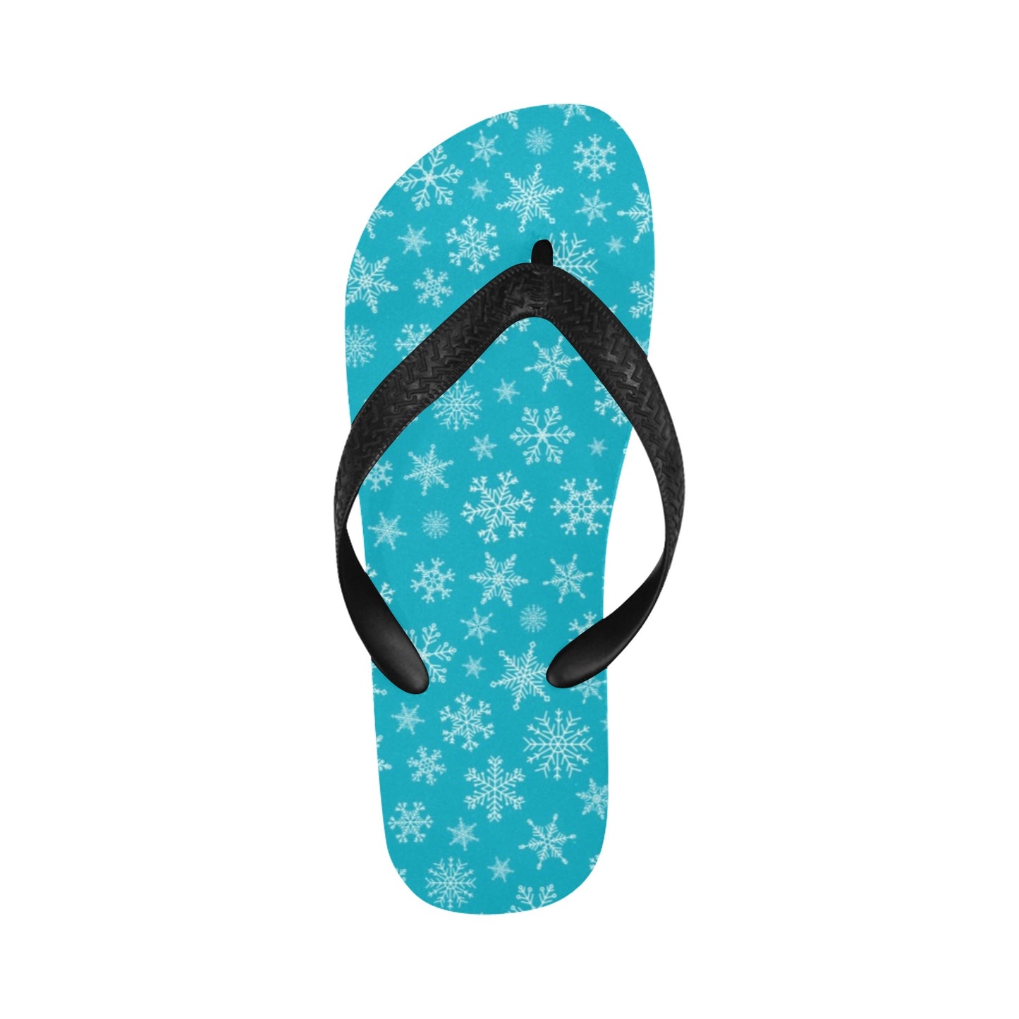 Snowflake Print Design LKS304 Flip Flops