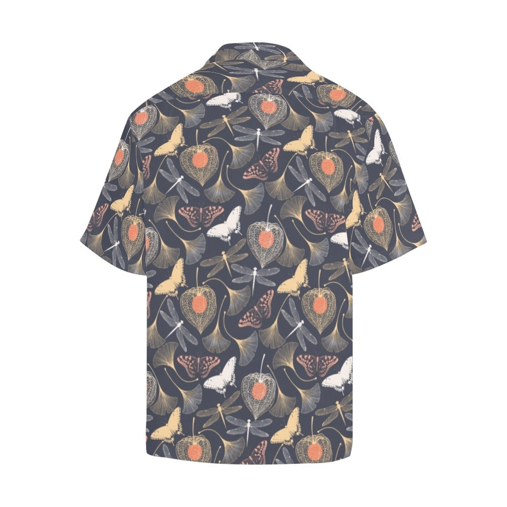 Dragonfly Print Design LKS404 Men's Men's Hawaiian Shirt