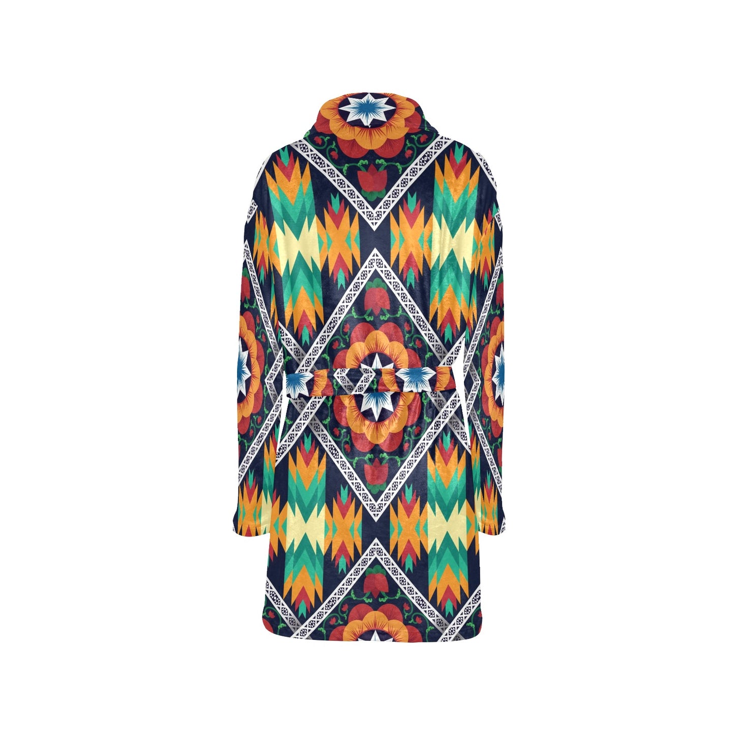 African Kente Women's Fleece Robe