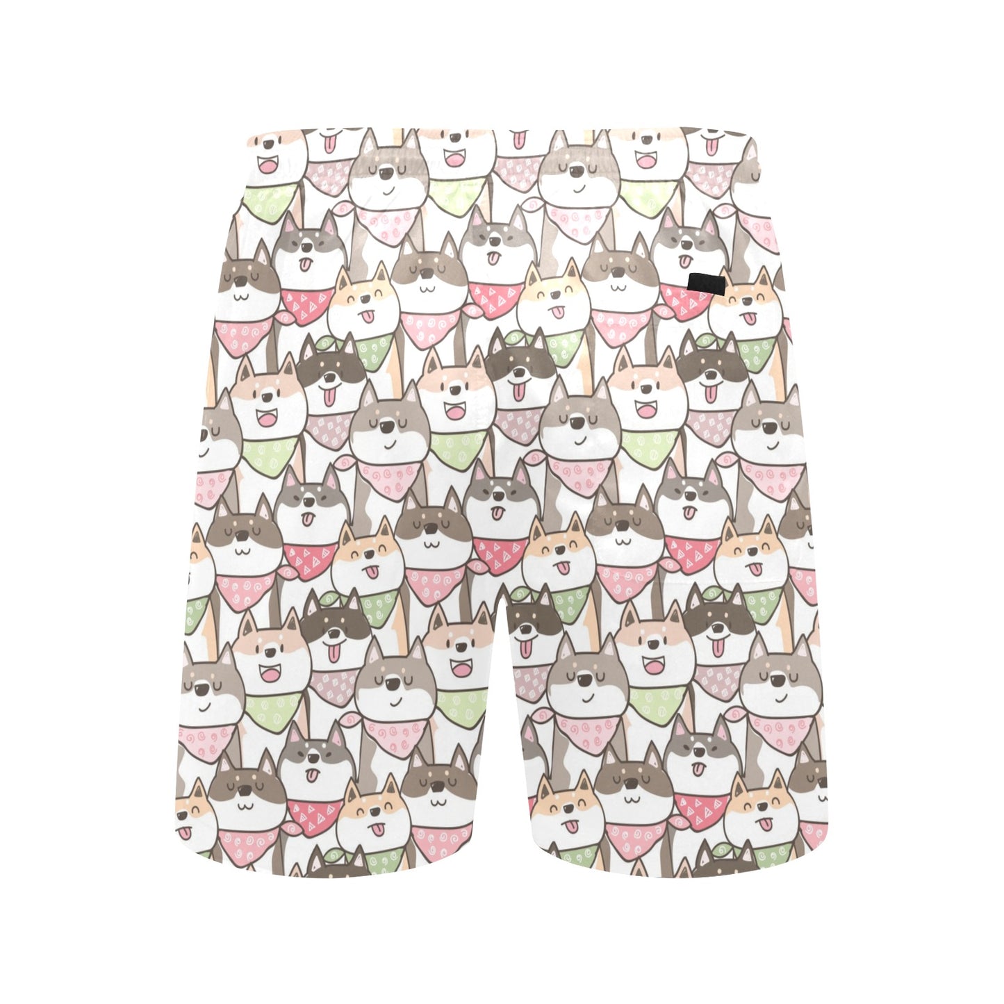 Shiba Inu Print Design LKS305 Men's Swim Trunks Beach Shorts