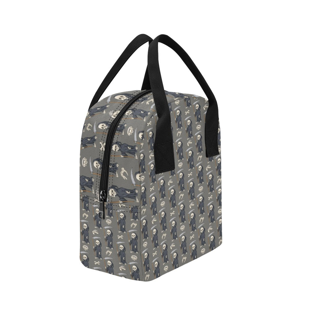 Skeleton Print Design LKS308 Insulated Lunch Bag