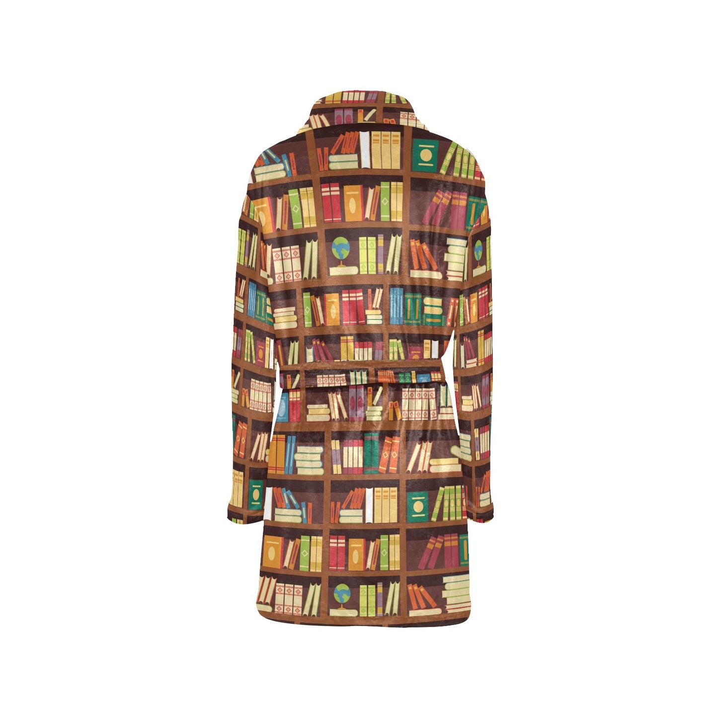 Book Pattern Print Design 06 Women's Fleece Robe