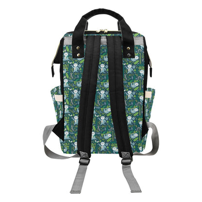 Sloth Print Design LKS304 Diaper Bag Backpack