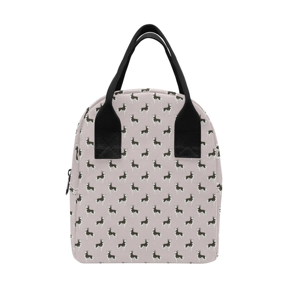Siberian Huskies Print Design LKS301 Insulated Lunch Bag
