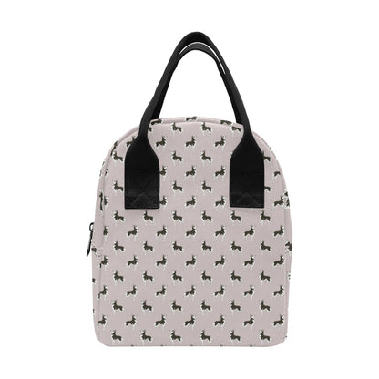 Siberian Huskies Print Design LKS301 Insulated Lunch Bag