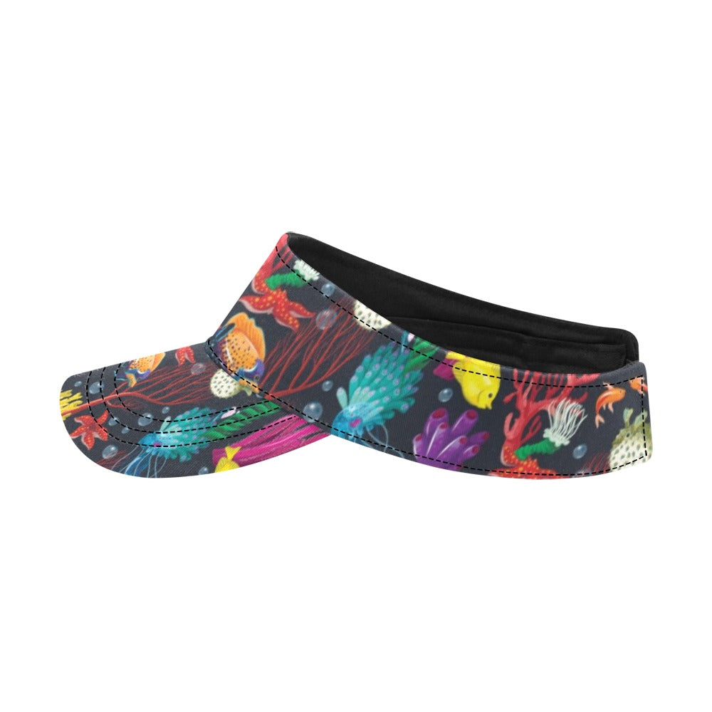 Underwater Cute Print Design LKS303 Unisex Sun Visor